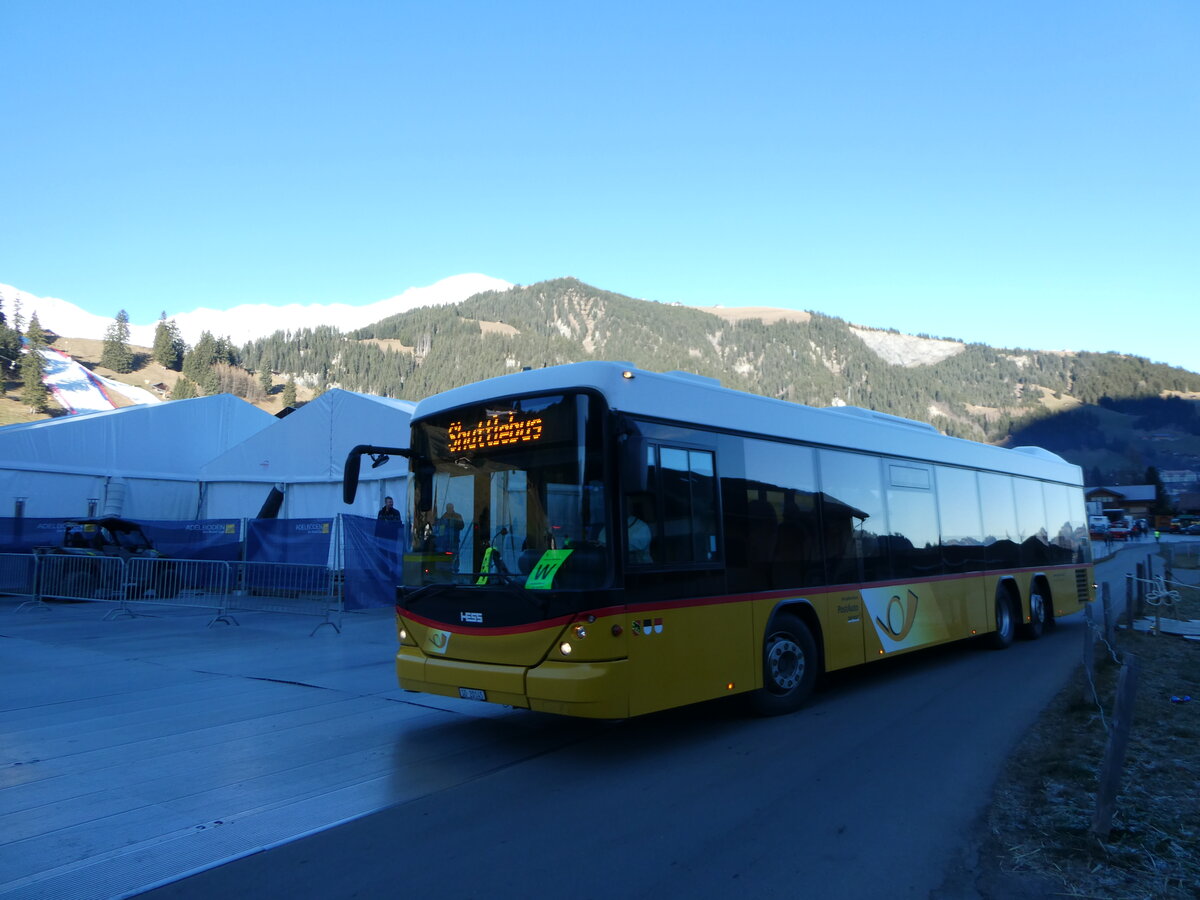 (244'575) - Steiner, Messen - SO 20'145/PID 5370 - Scania/Hess am 7. Januar 2023 in Adelboden, Weltcup