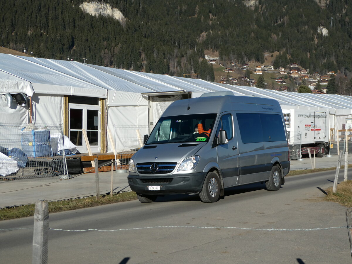 (244'589) - Ott, Steffisburg - BE 343'477 - Mercedes am 7. Januar 2023 in Adelboden, Weltcup