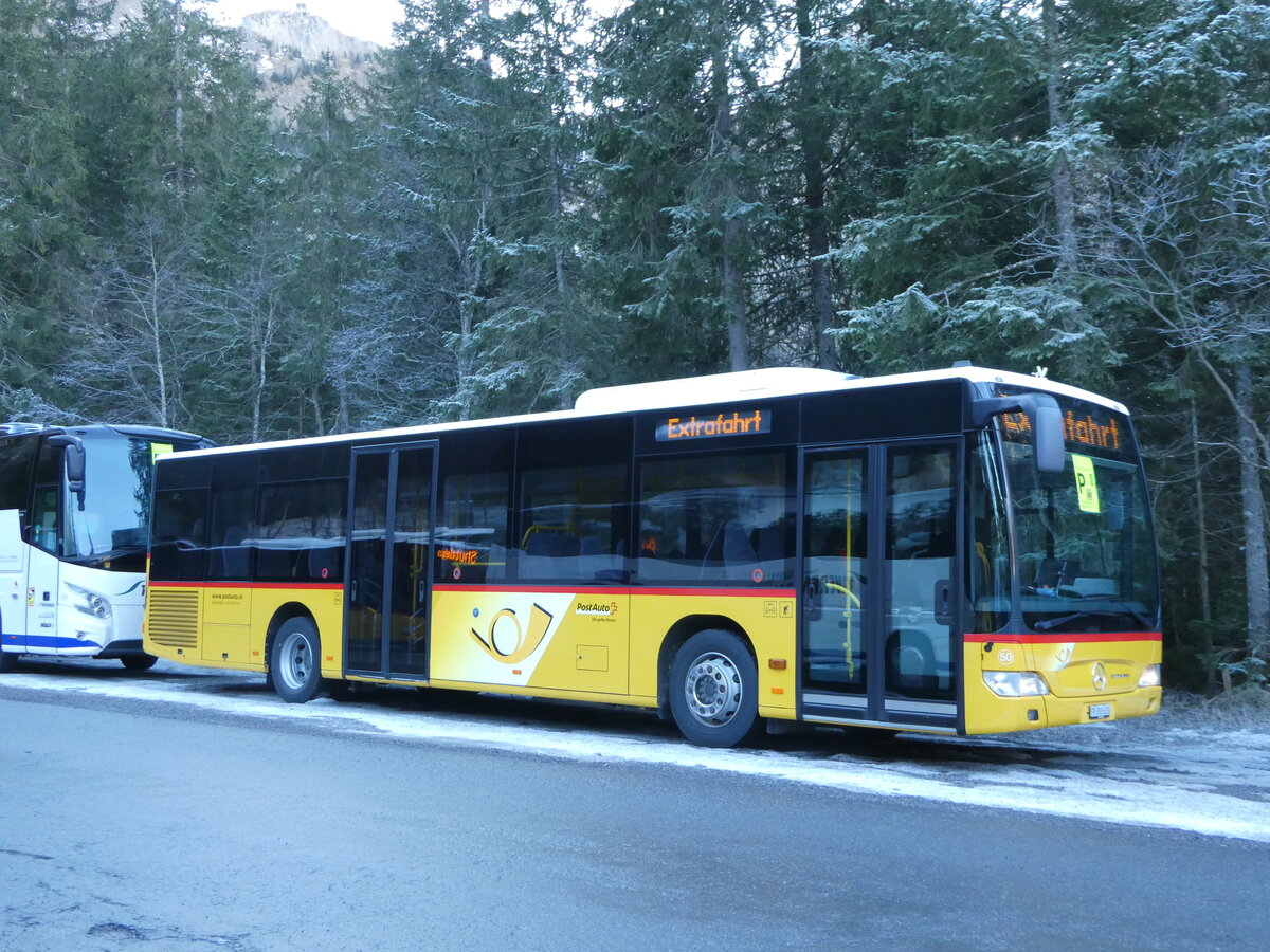 (244'678) - Wieland, Murten - Nr. 50/FR 300'633/PID 4845 - Mercedes (ex Klopfstein, Laupen Nr. 10) am 7. Januar 2023 in Adelboden, Unter dem Birg