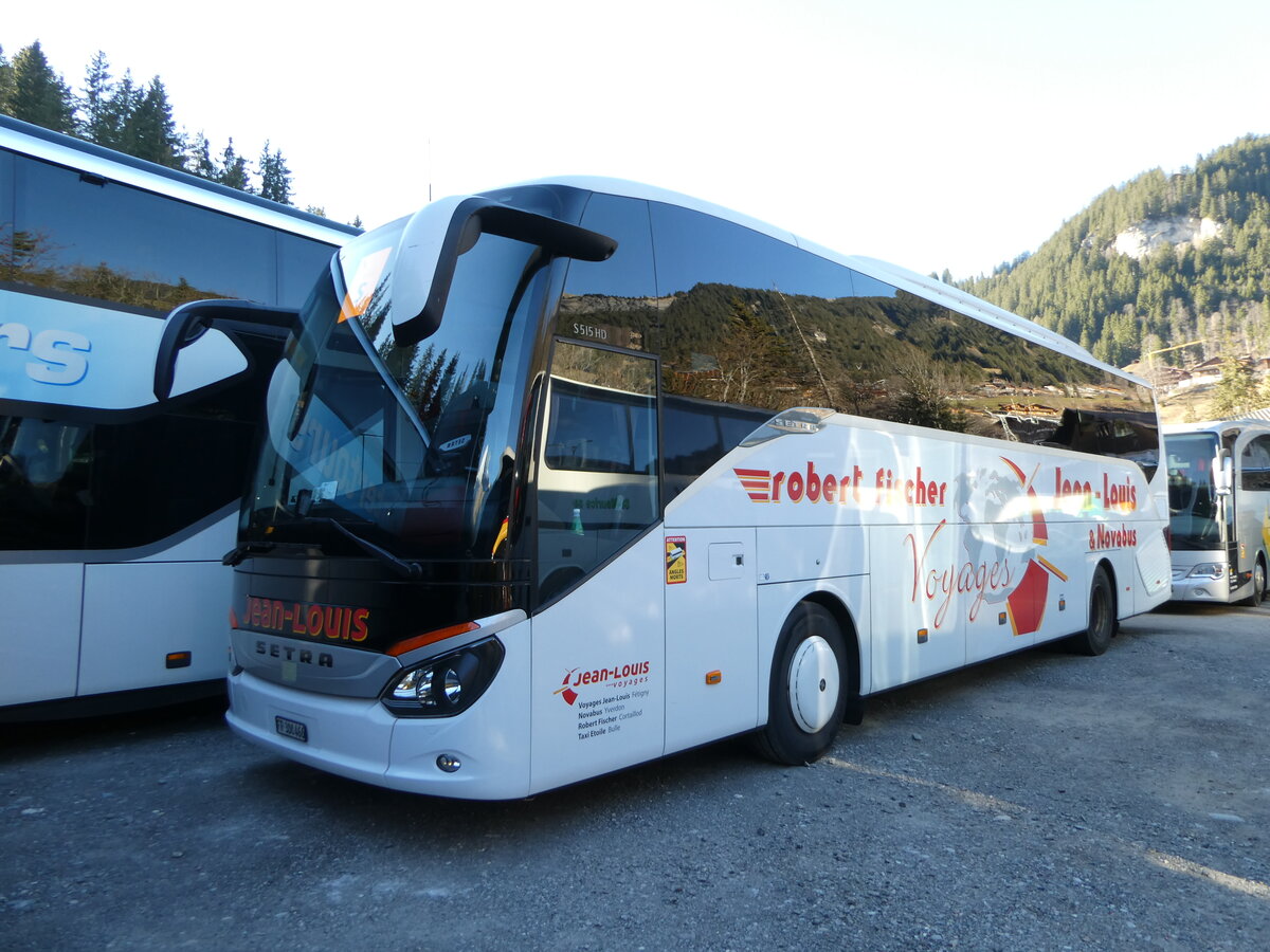 (244'733) - Jean-Louis, Ftigny - Nr. 52/FR 300'466 - Setra am 7. Januar 2023 in Adelboden, ASB