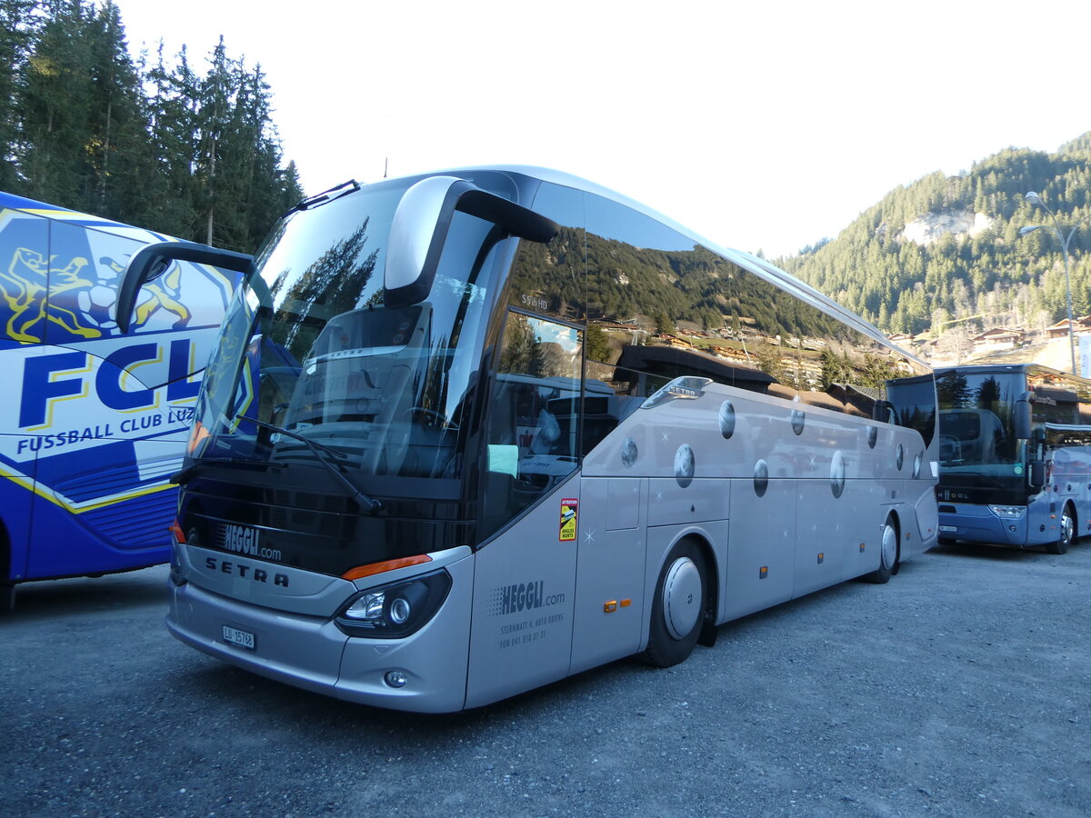 (244'759) - Heggli, Kriens - Nr. 38/LU 15'768 - Setra am 7. Januar 2023 in Adelboden, ASB