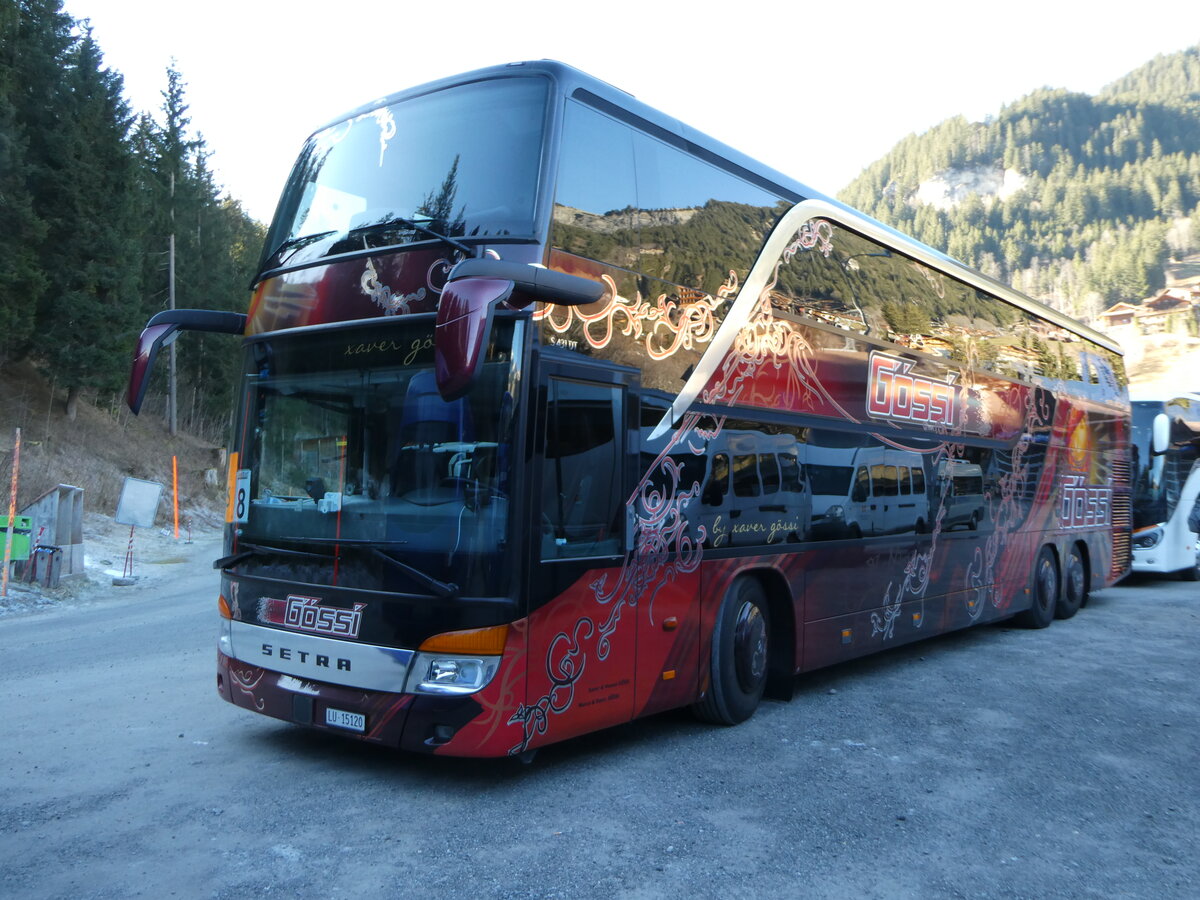 (244'769) - Gssi, Horw - LU 15'120 - Setra am 7. Januar 2023 in Adelboden, ASB