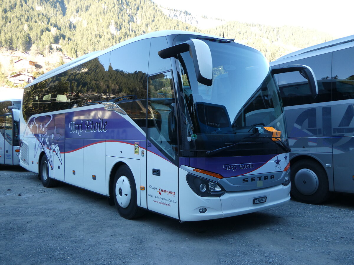 (244'799) - Jean-Louis, Ftigny - Nr. 38/FR 300'474 - Setra am 7. Januar 2023 in Adelboden, ASB