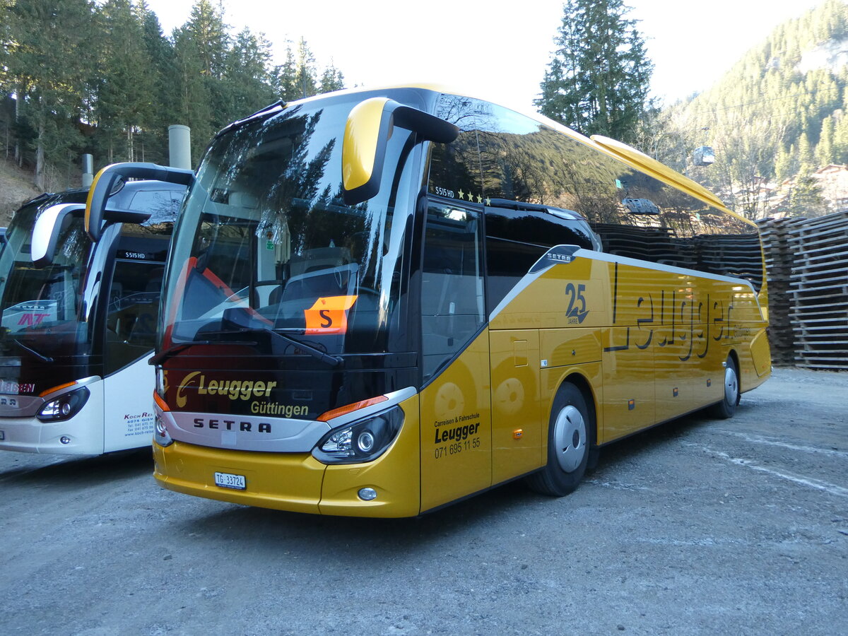 (244'822) - Leugger, Gttingen - TG 33'724 - Setra am 7. Januar 2023 in Adelboden, ASB