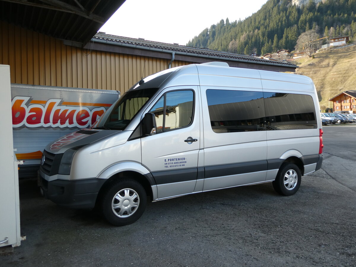 (244'850) - Portenier, Adelboden - BE 64'522 - VW am 7. Januar 2023 in Adelboden, Garage