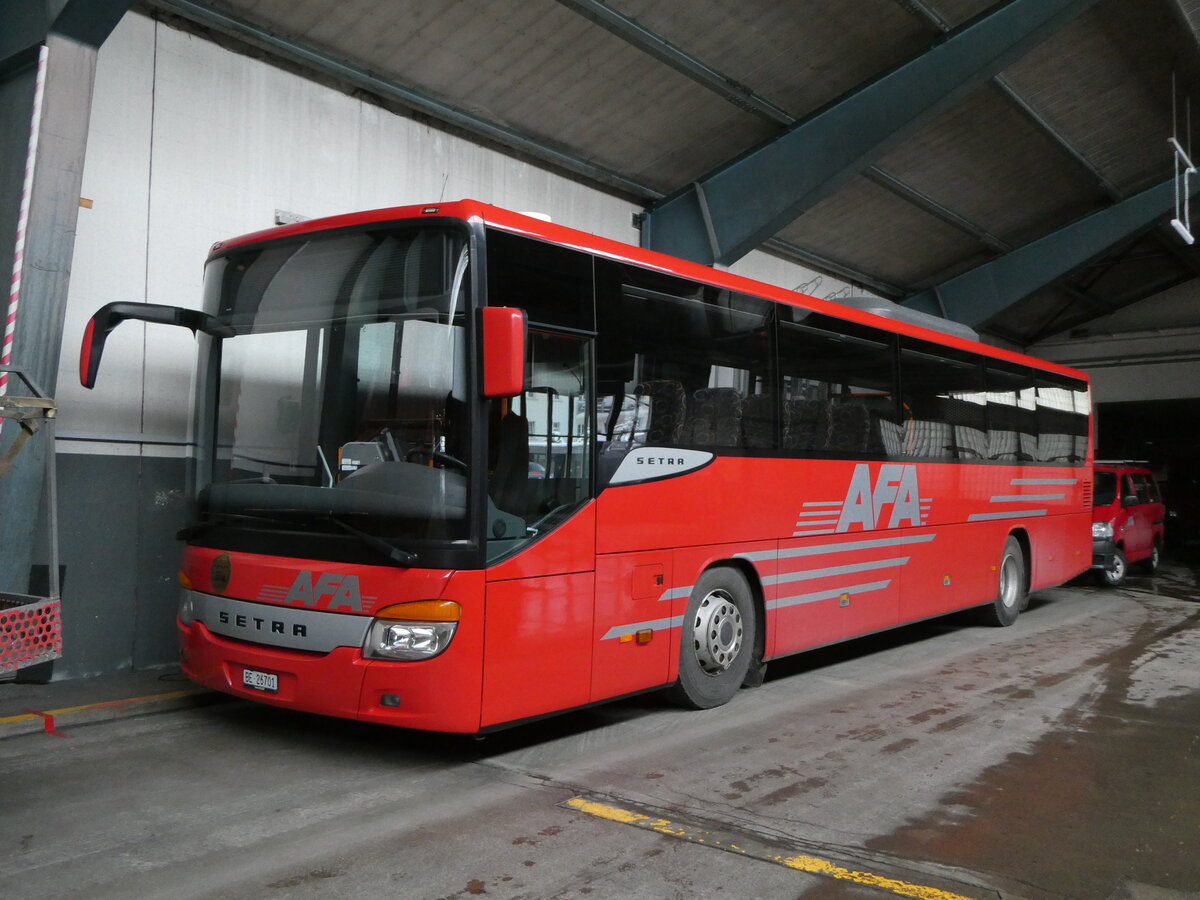 (245'251) - AFA Adelboden - Nr. 24/BE 26'701 - Setra am 22. Januar 2023 in Adelboden, Busstation