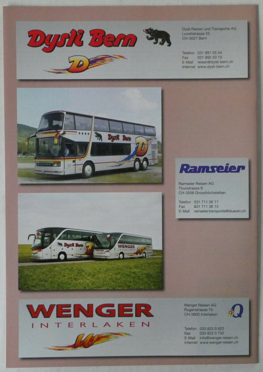 (245'311) - Dysli/Wenger/Ramseier 2008 am 23. Januar 2023 in Thun (Rckseite)