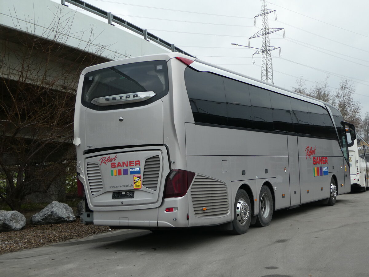 (245'462) - Saner, Basel (BS 2900) - Setra am 28. Januar 2023 in Kerzers, Interbus