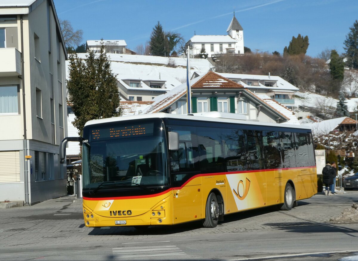 (245'562) - Engeloch, Riggisberg - Nr. 13/BE 98'334/PID 11'451 - Iveco am 30. Januar 2023 in Riggisberg, Post