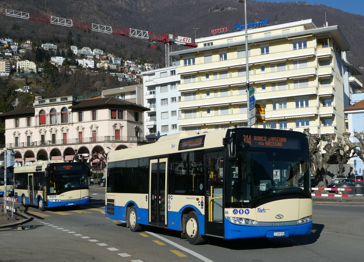 (245'931) - FART Locarno - Nr. 86/TI 339'186 - Solaris am 7. Februar 2023 in Locarno Debarcadero