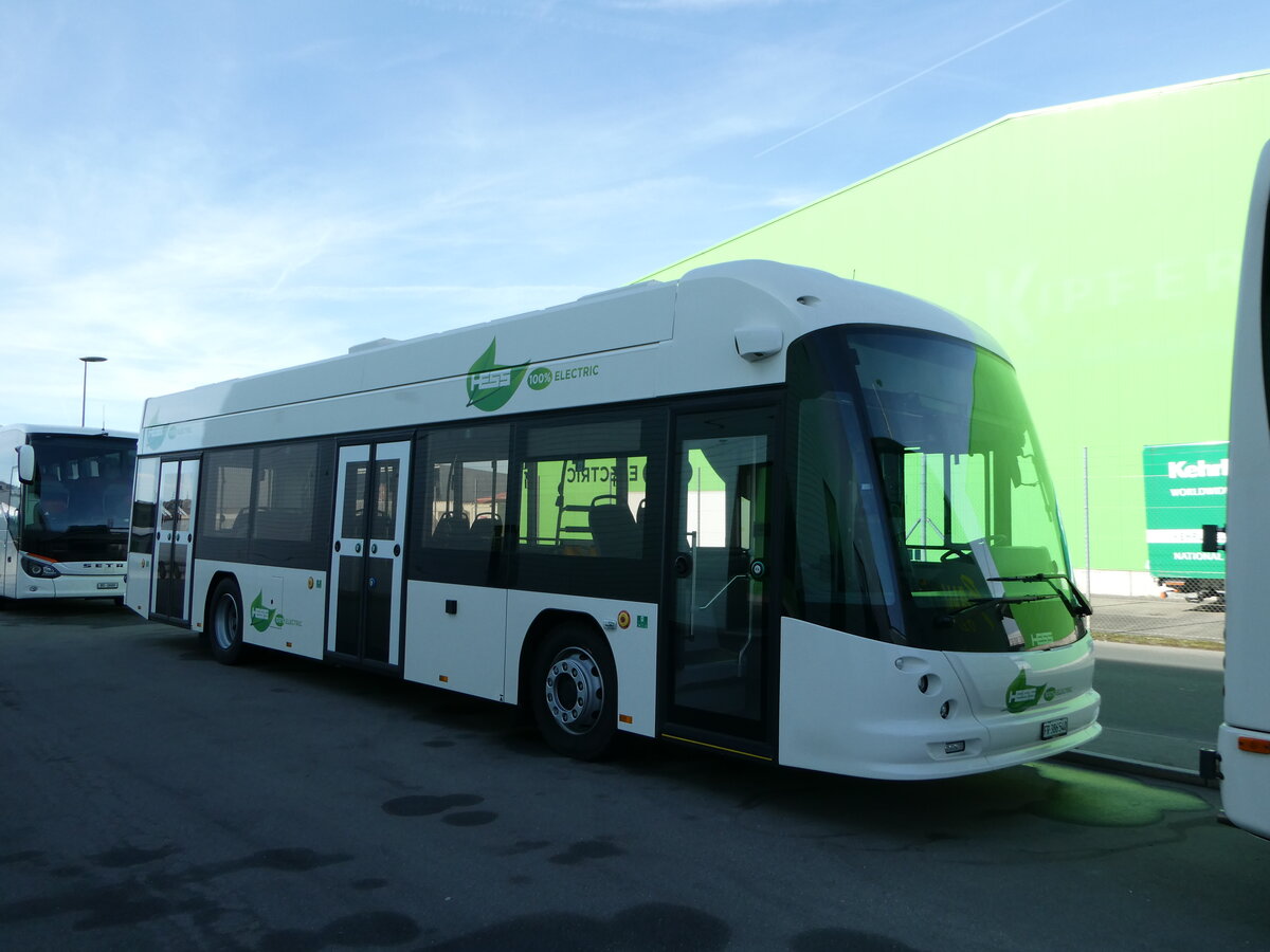 (246'335) - Interbus, Kerzers - FR 386'540 - Hess (ex Vorfhrfahrzeug Hess) am 18. Februar 2023 in Kerzers, Interbus