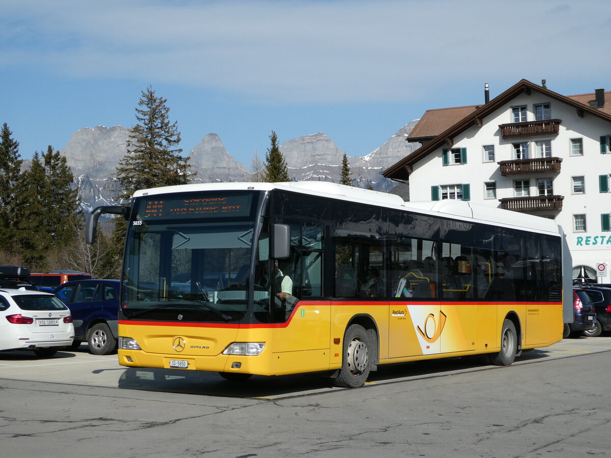 (246'493) - Heim, Flums - SG 5650/PID 5655 - Mercedes am 24. Februar 2023 in Flumserberg, Tannenboden