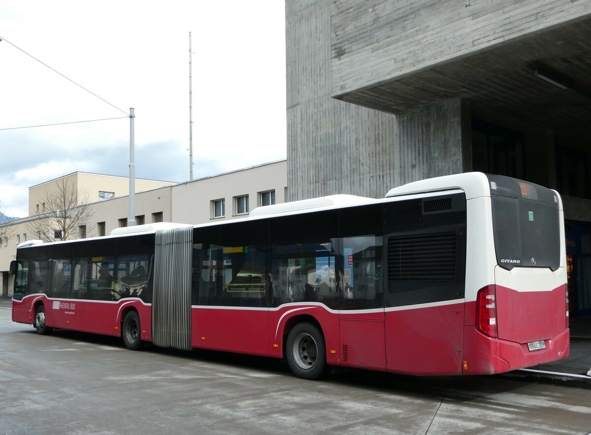 (246'989) - RTB Altsttten - Nr. 927/SG 482'223 - Mercedes (ex Wiener Linien, A-Wien Nr. 8739) am 9. Mrz 2023 beim Bahnhof Buchs