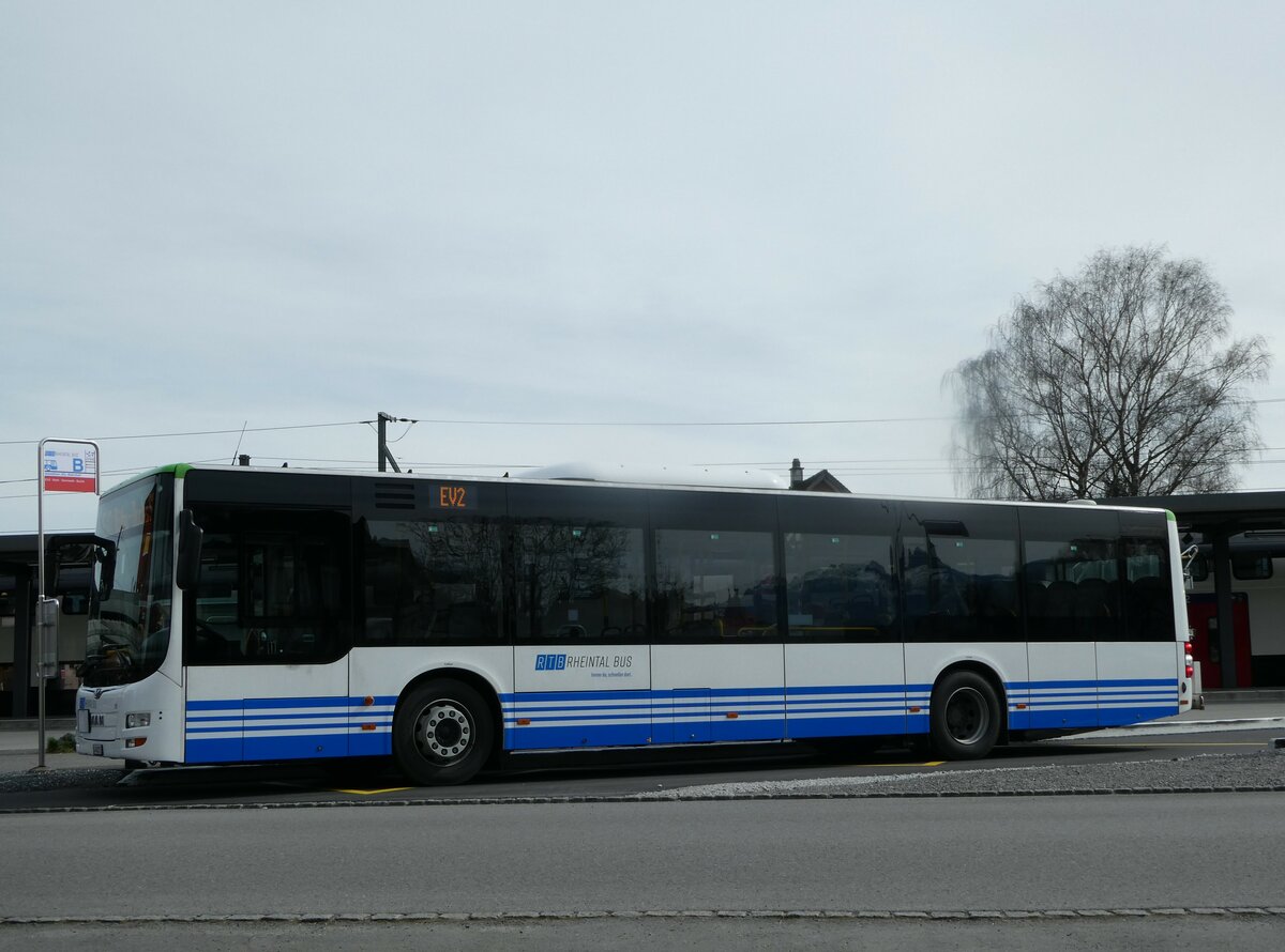 (247'330) - RTB Altsttten - Nr. 915/SG 482'211 - MAN (ex PostBus/A BD 15'345) am 17. Mrz 2023 beim Bahnhof Altsttten