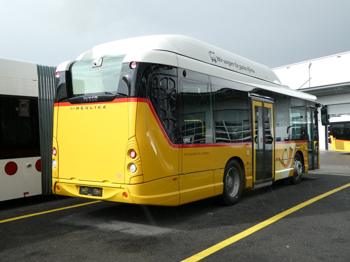 (247'715) - Gessinger, Bad Ragaz - PID 11'902 - Heuliez-Iveco am 25. Mrz 2023 in Kerzers, Interbus