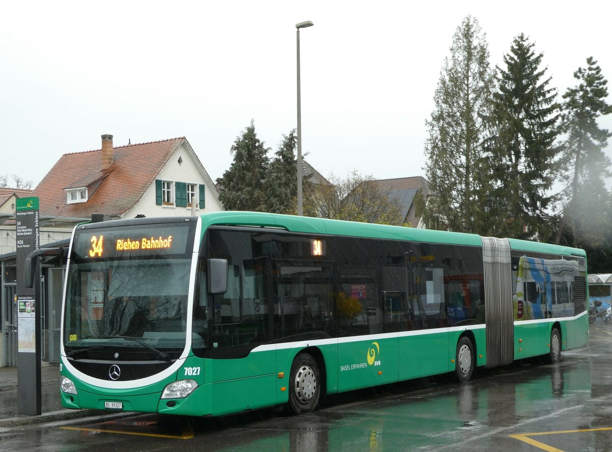 (247'898) - BVB Basel - Nr. 7027/BS 99'327 - Mercedes am 30. Mrz 2023 in Bottmingen, Schloss