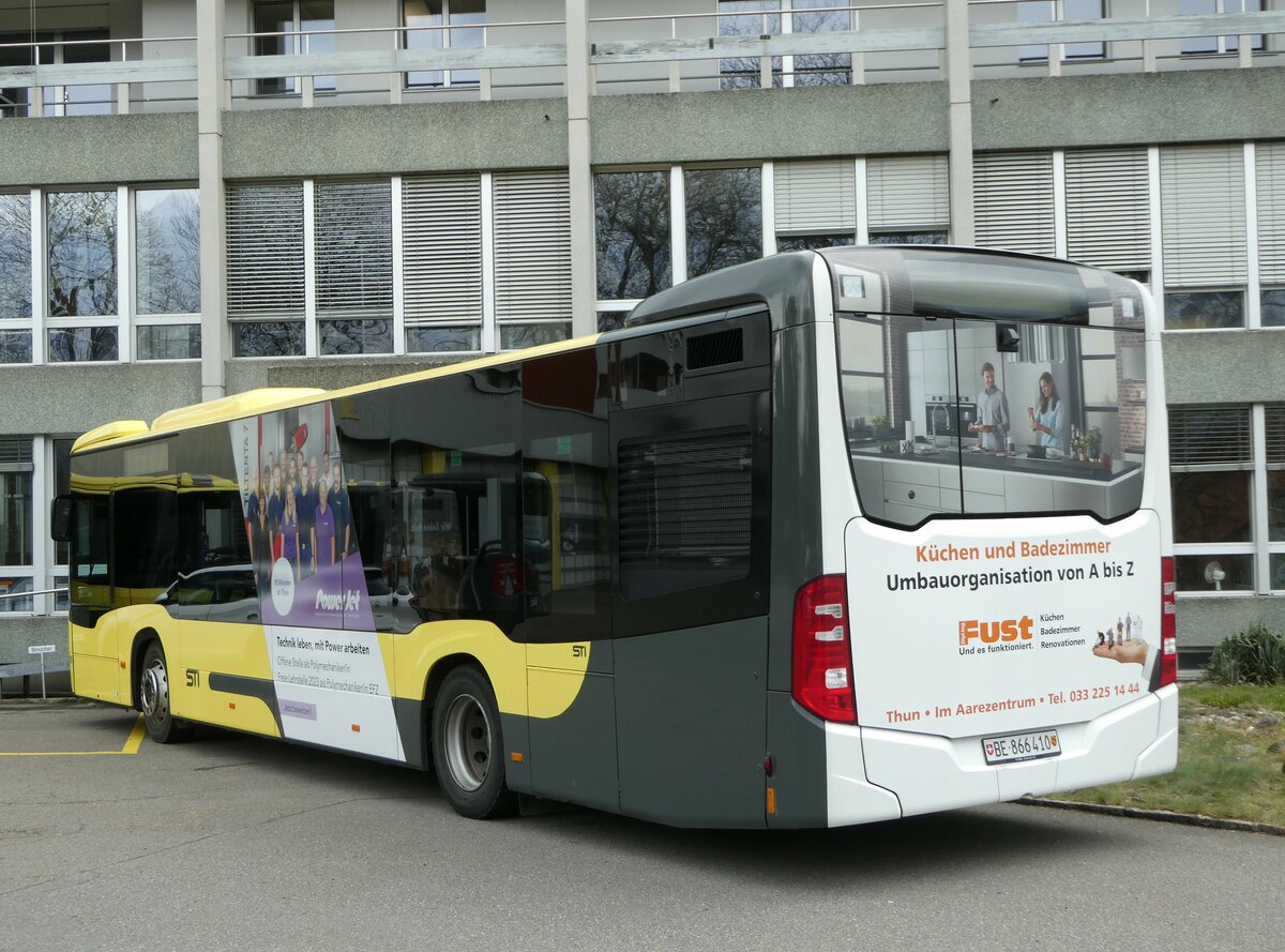 (247'929) - STI Thun - Nr. 410/BE 866'410 - Mercedes am 1. April 2023 in Thun, Garage