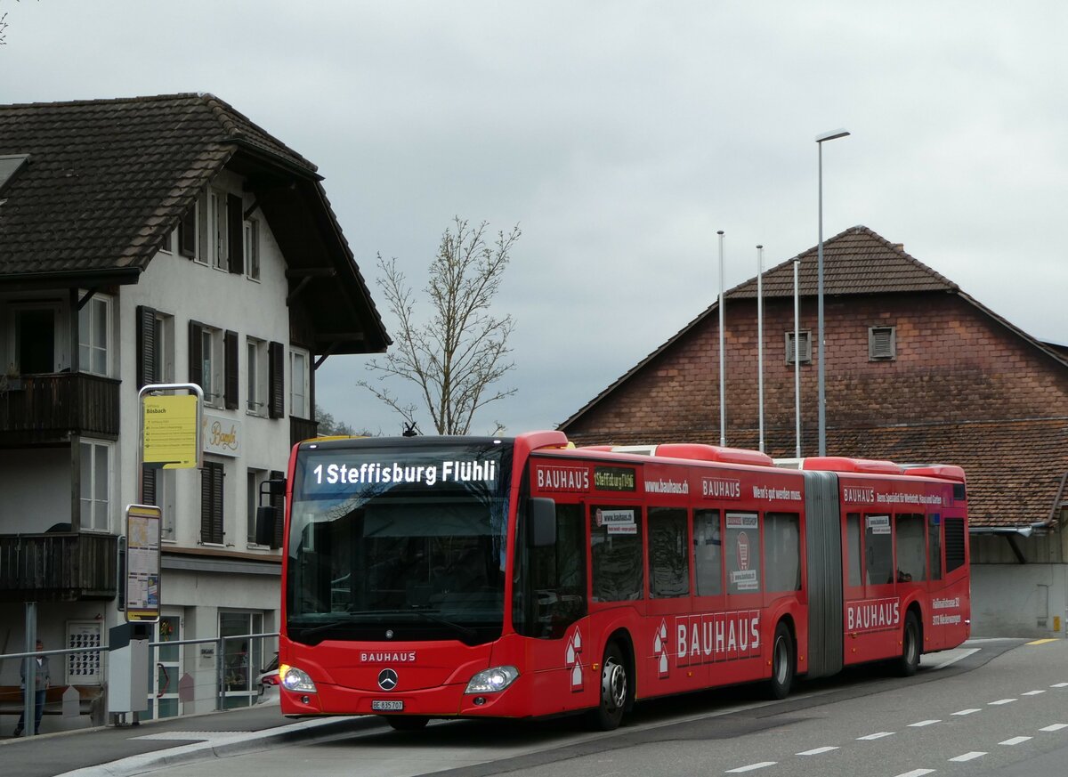 (247'999) - STI Thun - Nr. 707/BE 835'707 - Mercedes am 3. April 2023 in Steffisburg, Bsbach