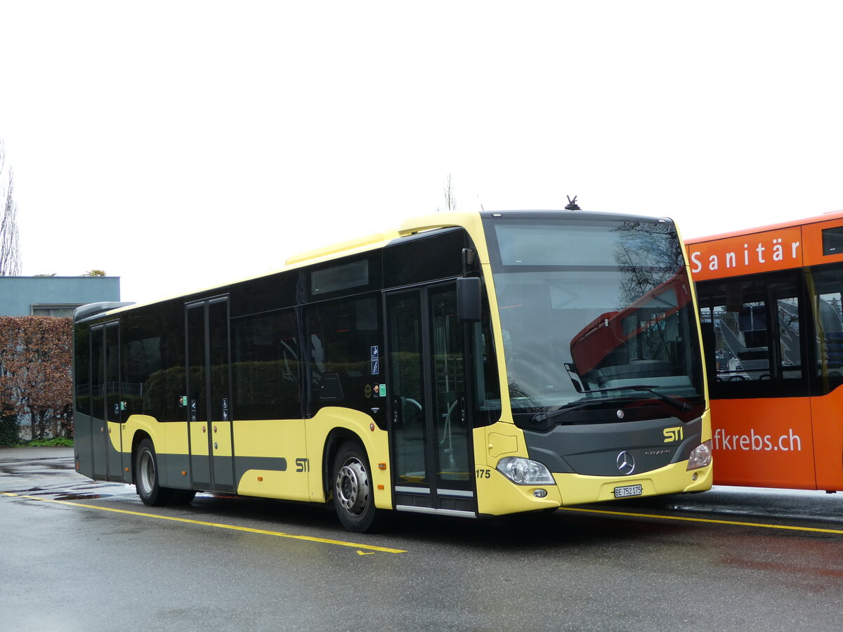 (248'143) - STI Thun - Nr. 175/BE 752'175 - Mercedes am 7. April 2023 bei der Schifflndte Thun