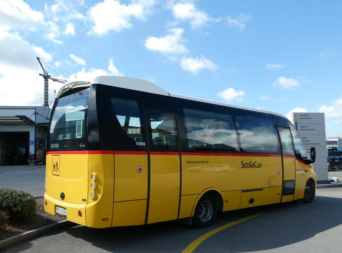 (248'194) - CarPostal Ouest - VD 111'526/PID 10'306 - Iveco/Rosero am 8. Apirl 2023 in Kerzers, Interbus