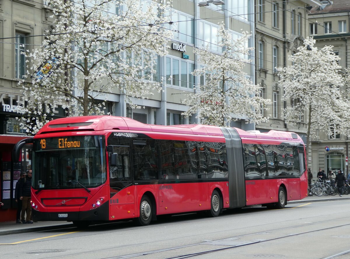 (248'236) - Bernmobil, Bern - Nr. 878/BE 832'878 - Volvo am 8. April 2023 beim Bahnhof Bern