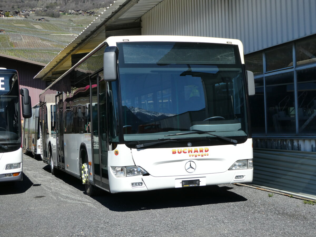 (248'295) - Buchard, Leytron - Nr. 70 - Mercedes (MBC Morges Nr. 79) am 9. April 2023 in Leytron, Garage