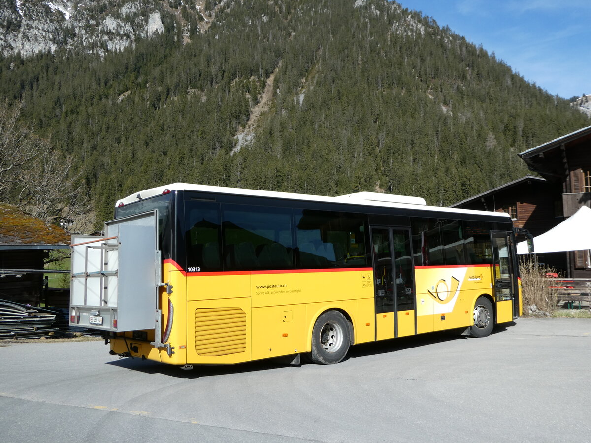 (248'342) - Spring, Schwenden - BE 368'914/PID 10'313 - Iveco am 10. April 2023 in Grimmialp, Hotel Spillgerten