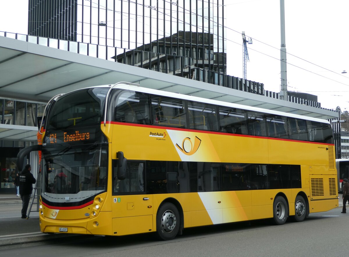 (248'454) - PostAuto Ostschweiz - AR 45'267/PID 11'040 - Alexander Dennis (ex SG 443'913) am 13. April 2023 beim Bahnhof St. Gallen