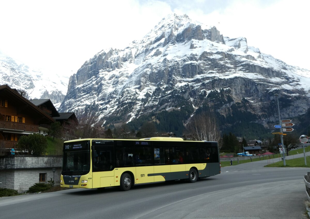 (248'825) - STI Thun - Nr. 400/BE 849'400 - MAN am 18. April 2023 in Grindelwald, Sge Grund