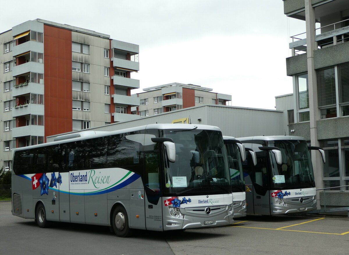 (249'293) - Oberland Reisen, Thun - Nr. 47/BE 607'481 - Mercedes am 30. April 2023 in Thun, Garage STI