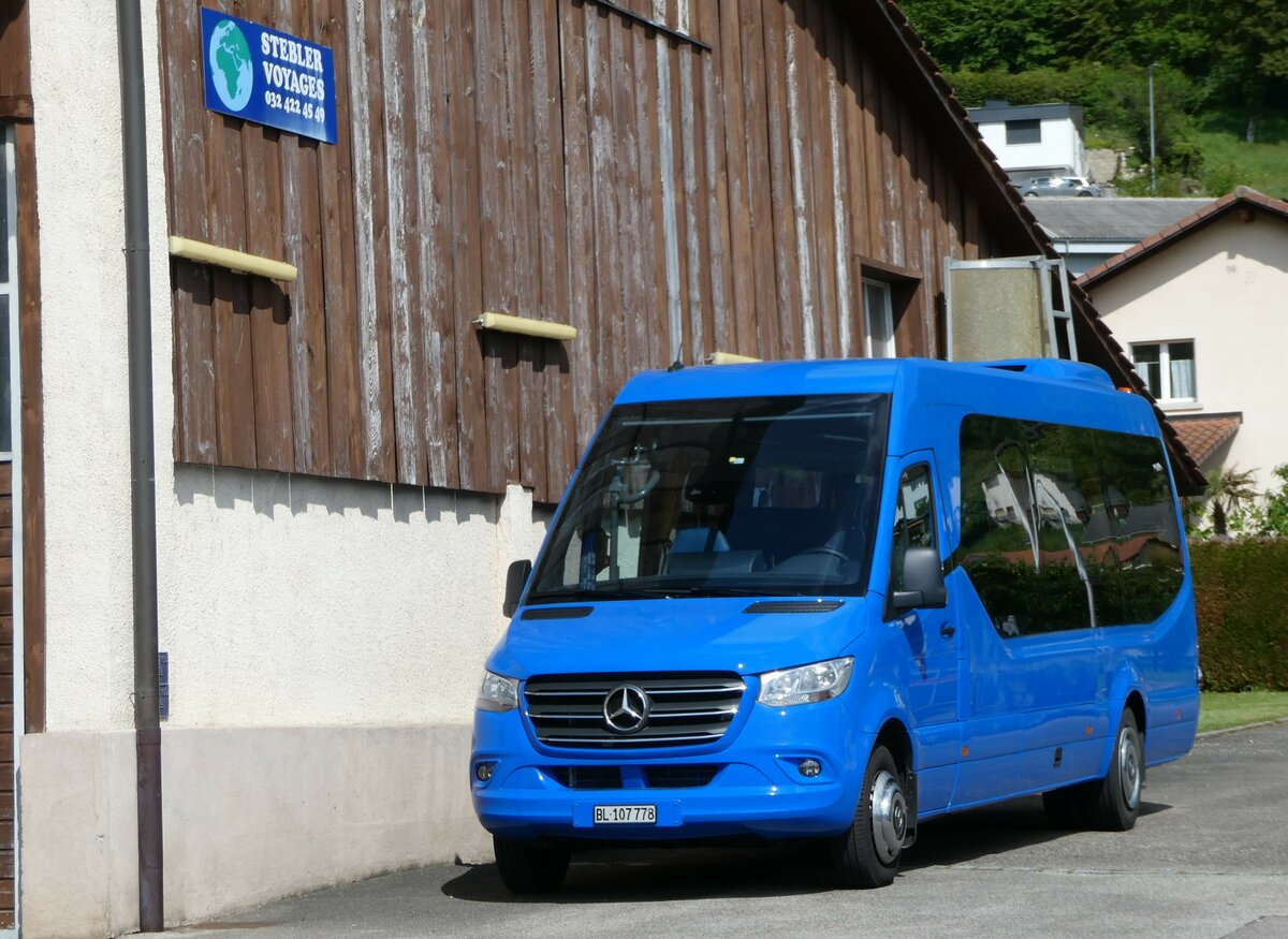 (250'157) - Scherrer, Duggingen - BL 107'778 - Mercedes am 18. Mai 2023 in Develier, Garage Stebler