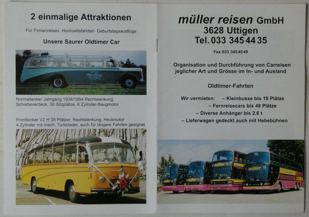 (250'307) - Mller-Reisen 2001 am 21. Mai 2023 in Thun