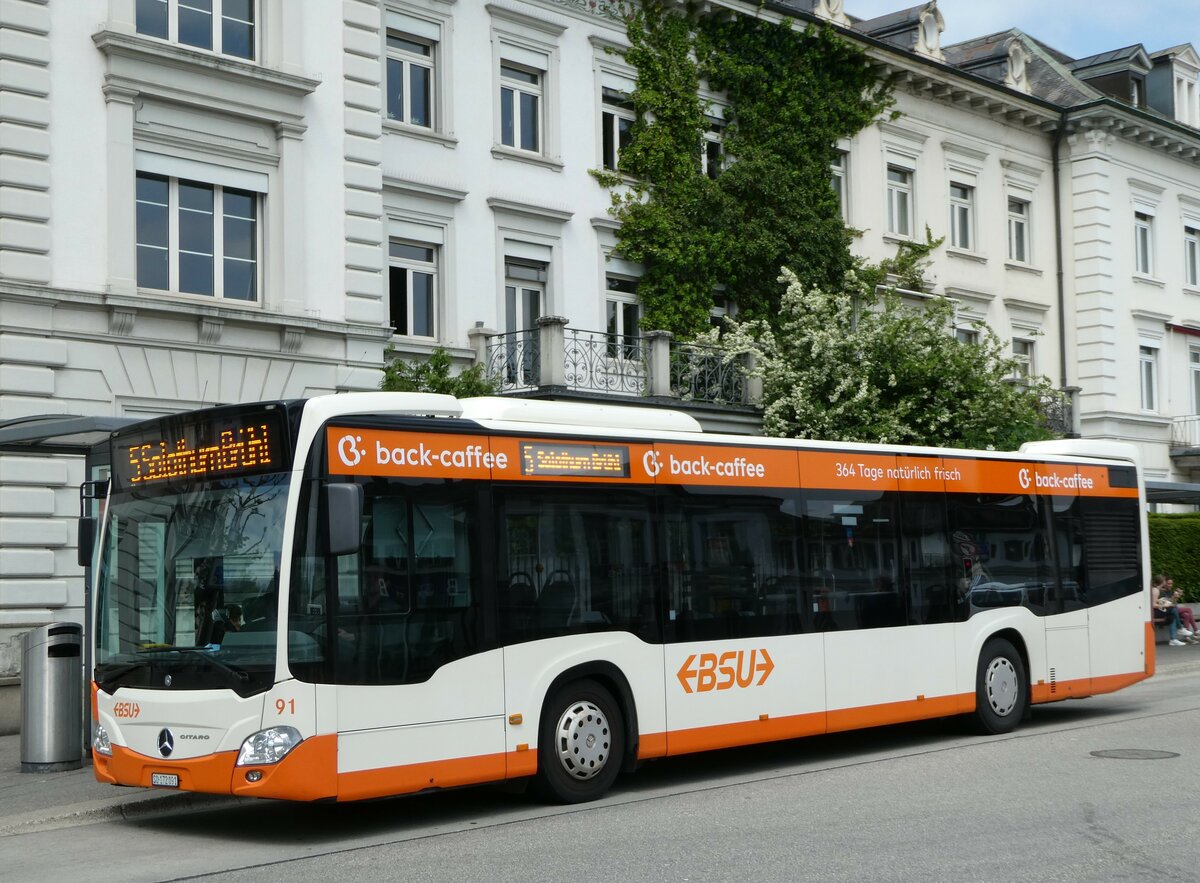 (250'432) - BSU Solothurn - Nr. 91/SO 172'091 - Mercedes am 25. Mai 2023 beim Hauptbahnhof Solothurn