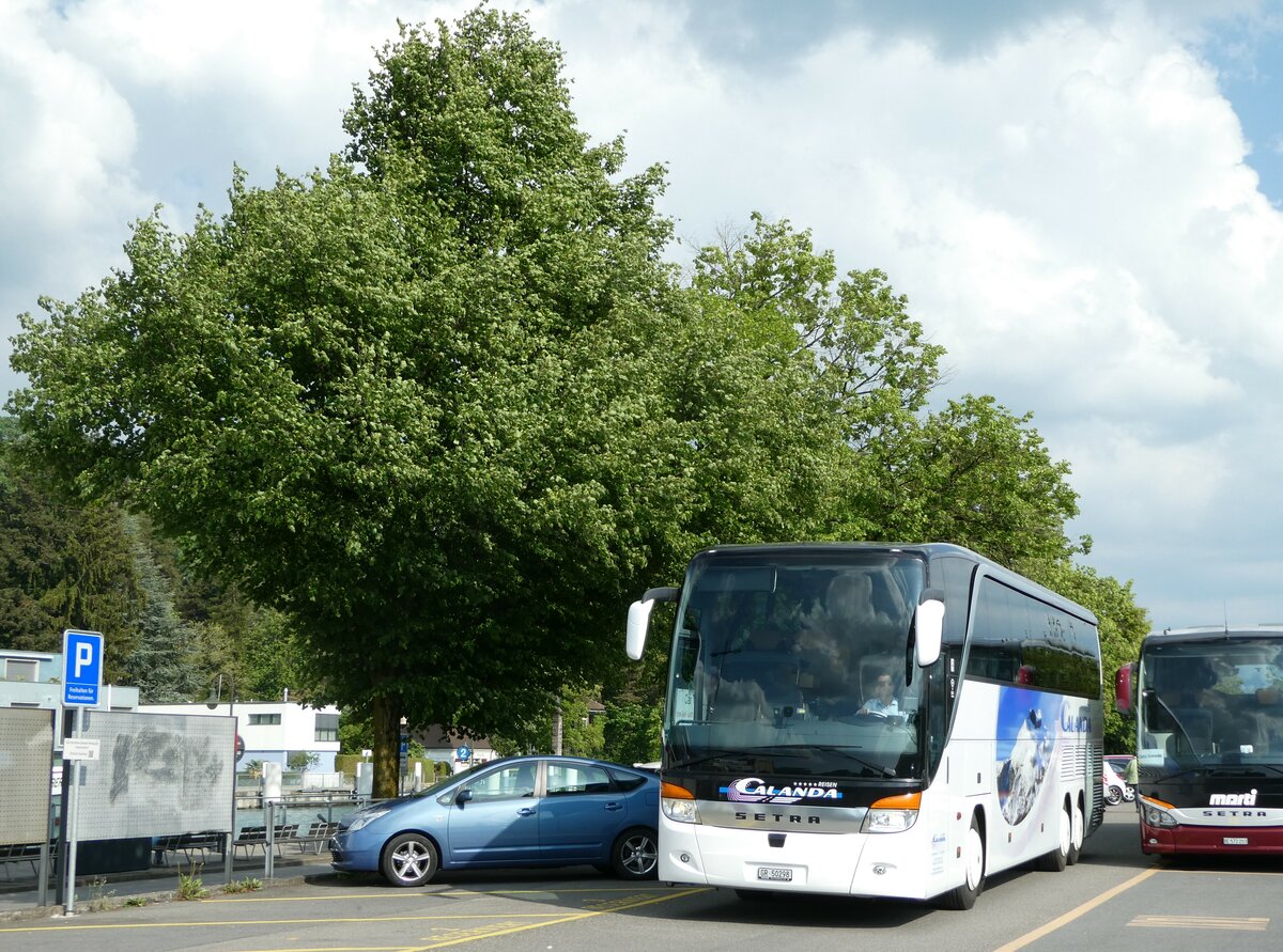 (250'467) - Calanda, Chur - GR 50'298 - Setra am 26. Mai 2023 in Thun, CarTerminal