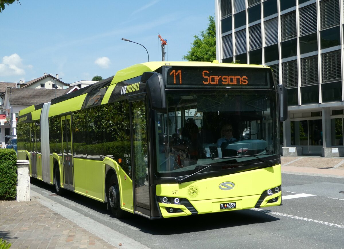 (250'797) - BOS PS Anstalt, Vaduz - Nr. 571/FL 40'229 - Solaris am 30. Mai 2023 in Vaduz, Stdtle