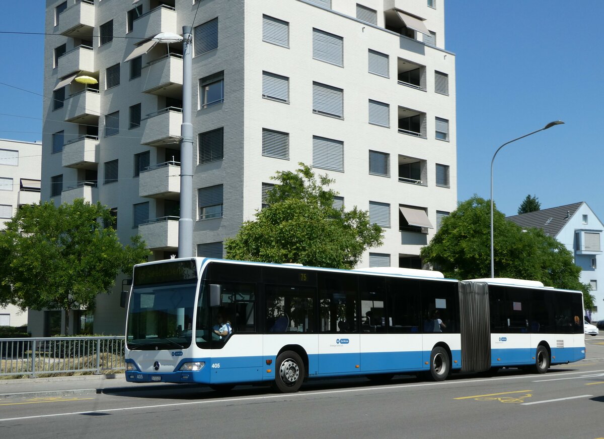 (251'434) - VBZ Zrich - Nr. 405/ZH 745'405 - Mercedes am 13. Juni 2023 in Zrich, Seebach