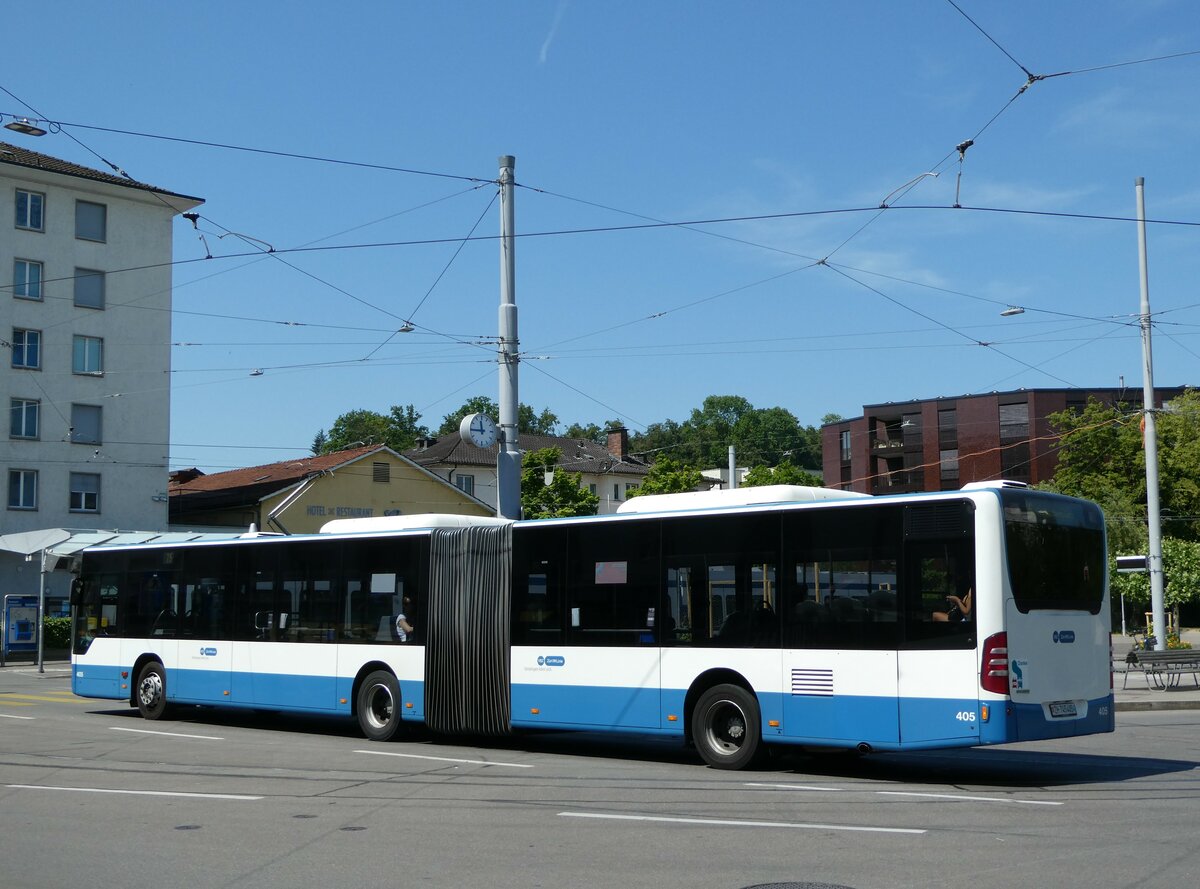 (251'435) - VBZ Zrich - Nr. 405/ZH 745'405 - Mercedes am 13. Juni 2023 in Zrich, Seebach