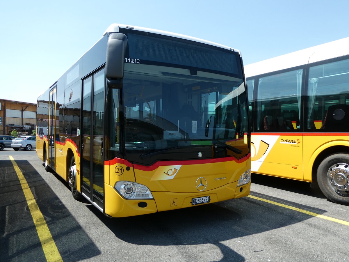 (251'596) - Flck, Brienz - Nr. 21/BE 868'721/PID 11'212 - Mercedes am 17. Juni 2023 in Kerzers, Interbus 