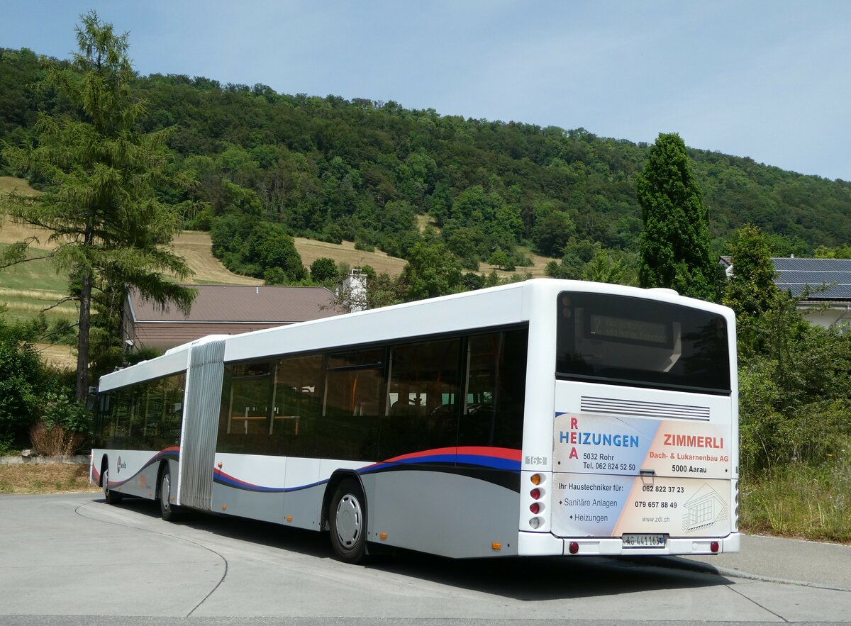 (251'816) - BBA Aarau - Nr. 163/AG 441'163 - Scania/Hess am 20. Juni 2023 in Erlinsbach, Oberdorf