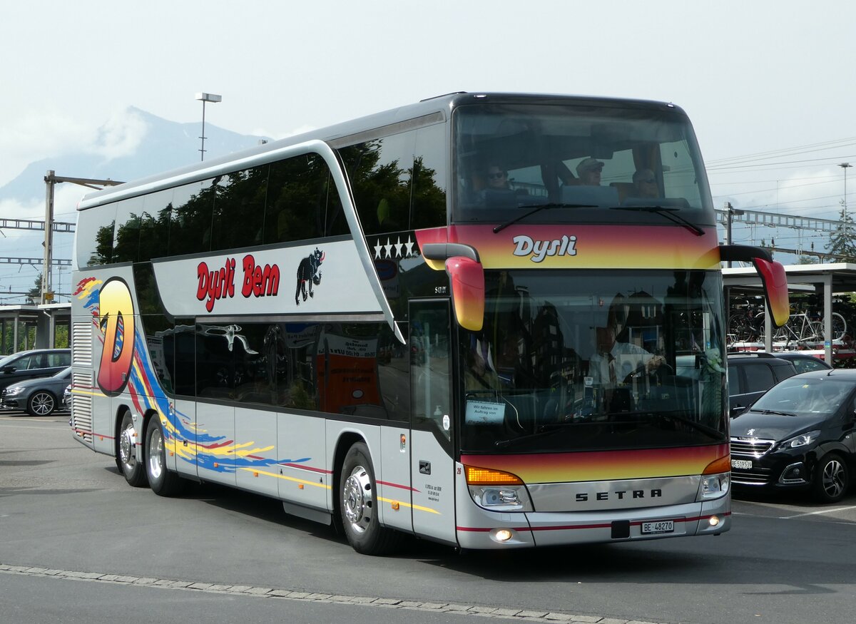 (251'842) - Dysli, Bern - Nr. 26/BE 48'270 - Setra am 21. Juni 2023 beim Bahnhof Thun