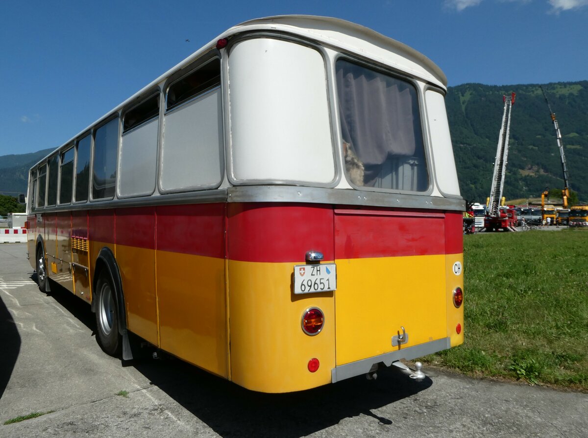 (251'928) - Trb, Oberrieden - Nr. 12/ZH 69'651 - FBW/R&J (ex Ryffel, Uster Nr. 12) am 24. Juni 2023 in Interlaken, Flugplatz