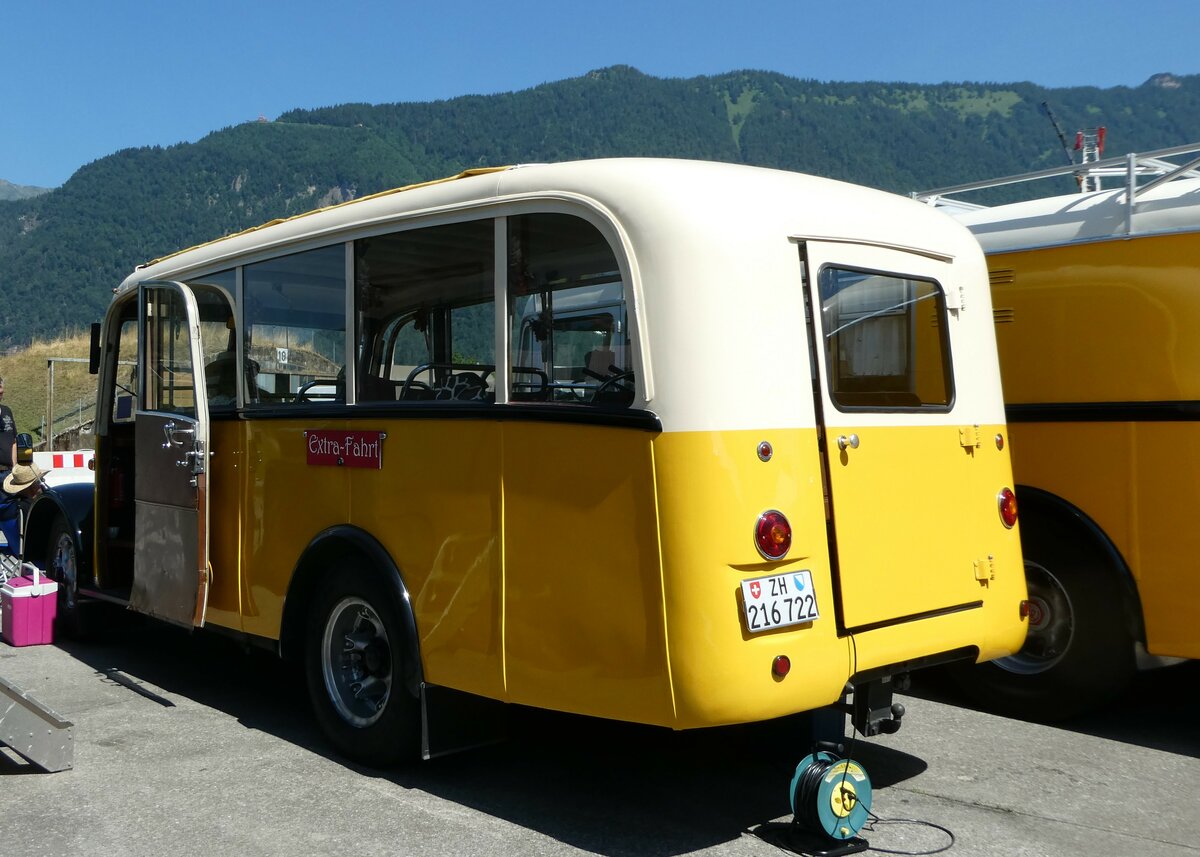 (251'929) - Moser, Schnenberg - ZH 216'722 - Berna/Hess (ex Barenco, Faido) am 24. Juni 2023 in Interlaken, Flugplatz