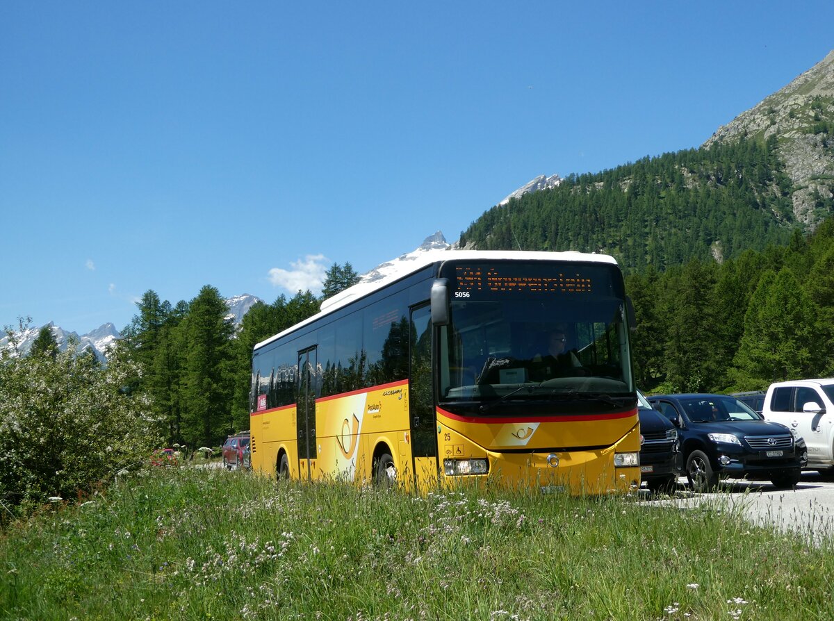 (252'054) - Jaggi, Kippel - Nr. 25/VS 24'043/PID 5056 - Irisbus am 25. Juni 2023 auf der Fafleralp