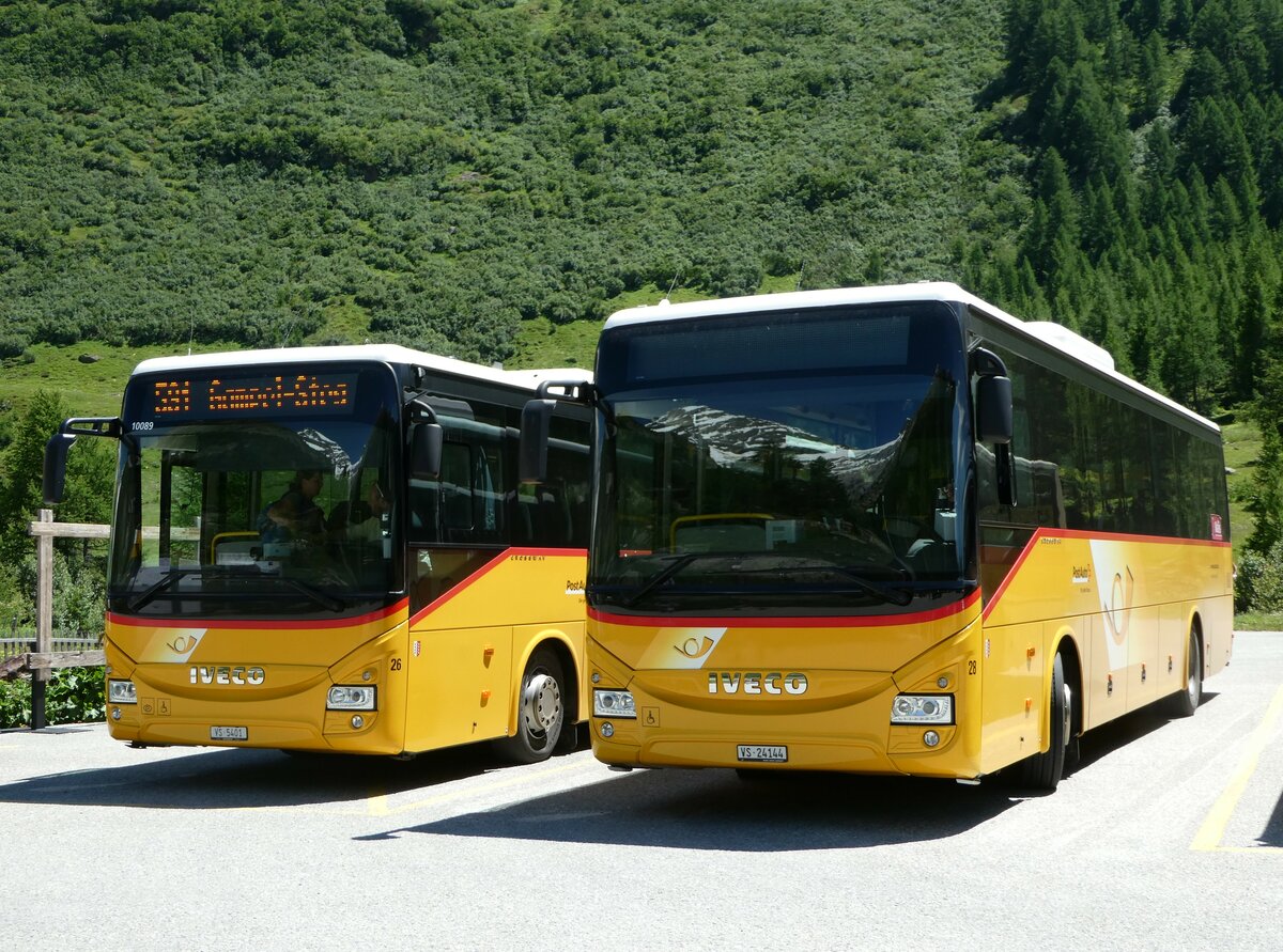 (252'061) - Jaggi, Kippel - Nr. 28/VS 24'144/PID 10'484 - Iveco am 25. Juni 2023 auf der Fafleralp