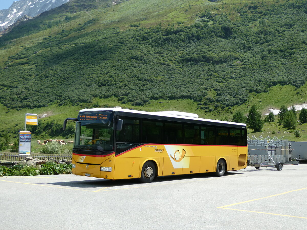 (252'109) - Jaggi, Kippel - Nr. 25/VS 24'043/PID 5056 - Irisbus am 26. Juni 2023 auf der Fafleralp