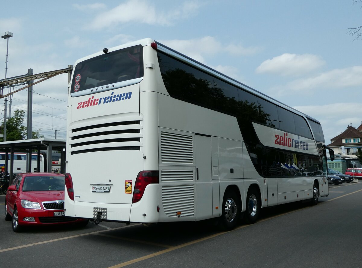 (252'132) - Zelic, Schmerikon - SG 301'148 - Setra am 27. Juni 2023 in Thun, CarTerminal