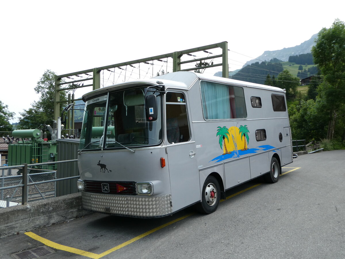 (252'167) - Hildebrand, Adelboden - Setra am 28. Juni 2023 in Adelboden, Garage Knzi