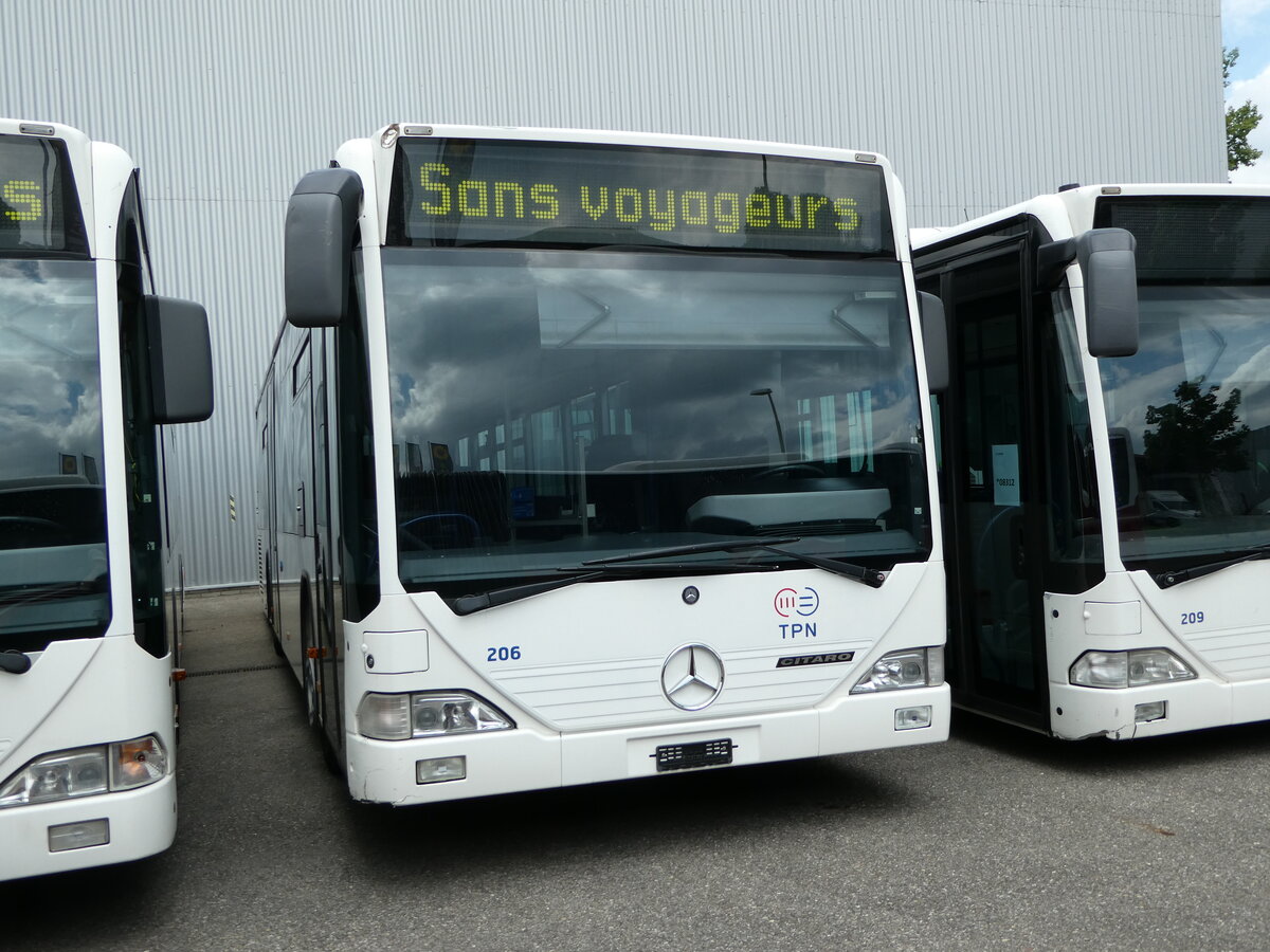 (252'301) - TPN Nyon - Nr. 206 - Mercedes am 2. Juli 2023 in Winterthur, EvoBus