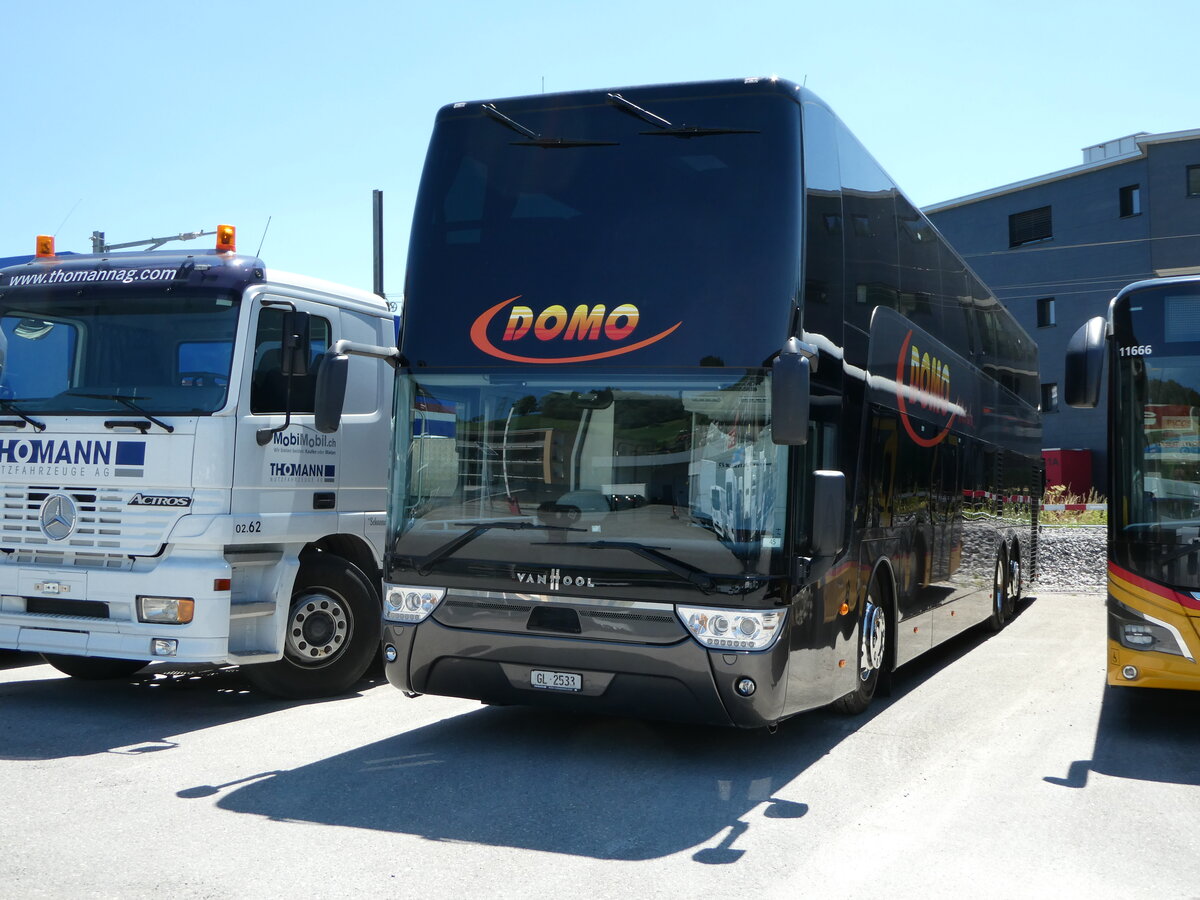 (252'714) - Domo, Glattbrugg - GL 2533 - Van Hool am 15. Juli 2023 in Schmerikon, Thomann