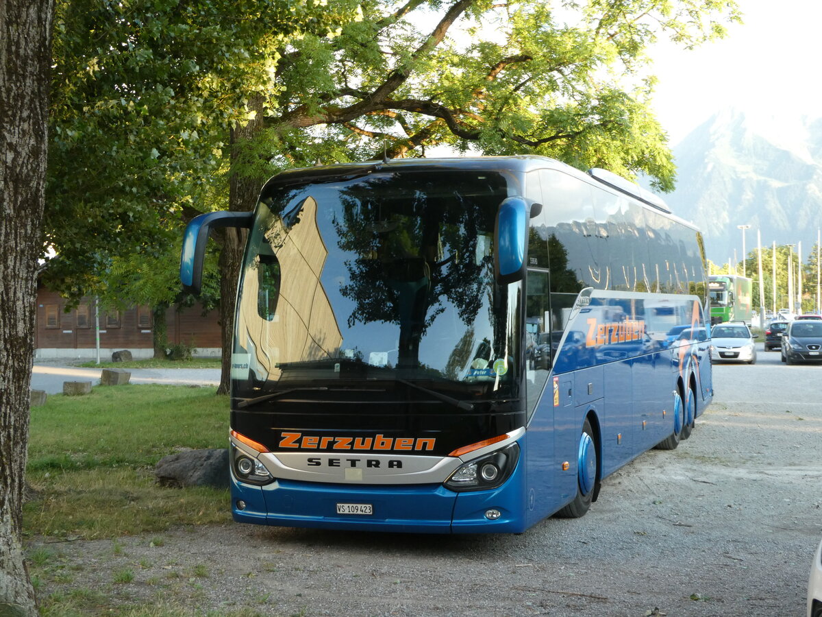 (252'799) - Zerzuben, Visp-Eyholz - Nr. 1/VS 109'423 - Setra am 19. Juli 2023 in Thun, Lachenwiese